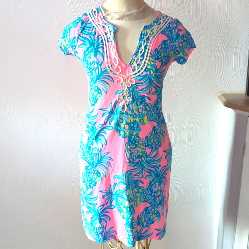 Lily Pulitzer short sleeve resort dress Sz XS